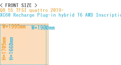 #Q8 55 TFSI quattro 2019- + XC60 Recharge Plug-in hybrid T6 AWD Inscription 2022-